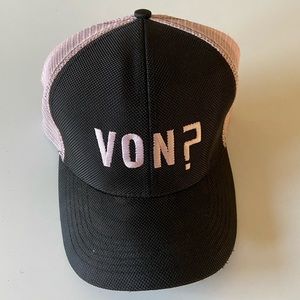 New! Von Dutch pink and black trucker hat